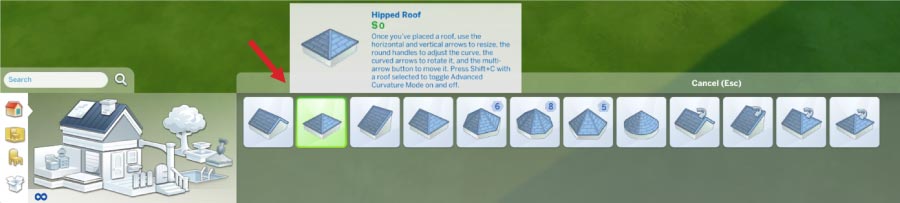 Hipped Roof