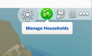 Sims 4 - manage households